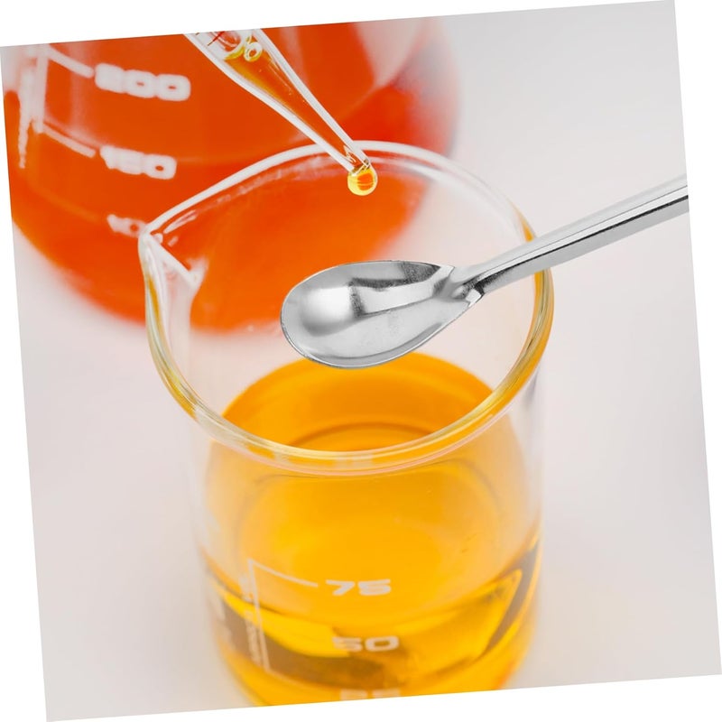 DOITOOL Handle Lab Spoon Stainless Scoop for Graphite Crucible Cleaning Ergonomic Design for Safe Chemical Additive Transfer Laboratory Use - Image 4